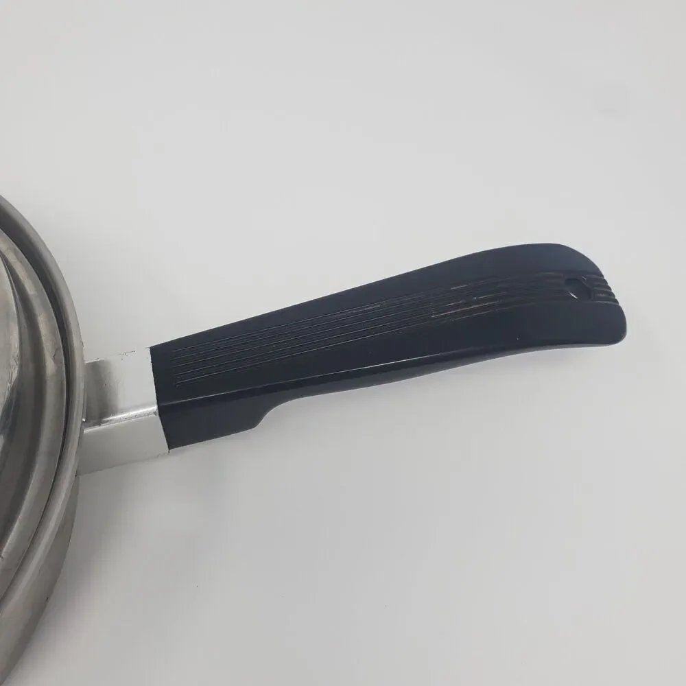 Kitchen Craft Skillet 7.5” 3 ply Multi-Core Stainless Steel + Lid Made USA 1.5Qt